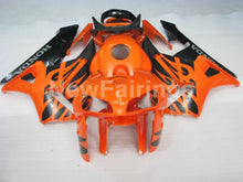 Cargar imagen en el visor de la galería, Orange and Black Fire - CBR600RR 05-06 Fairing Kit -