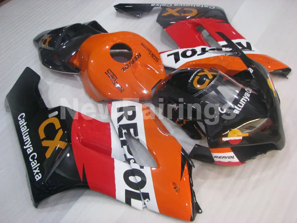 Orange and Black Red CX Repsol - CBR1000RR 04-05 Fairing Kit