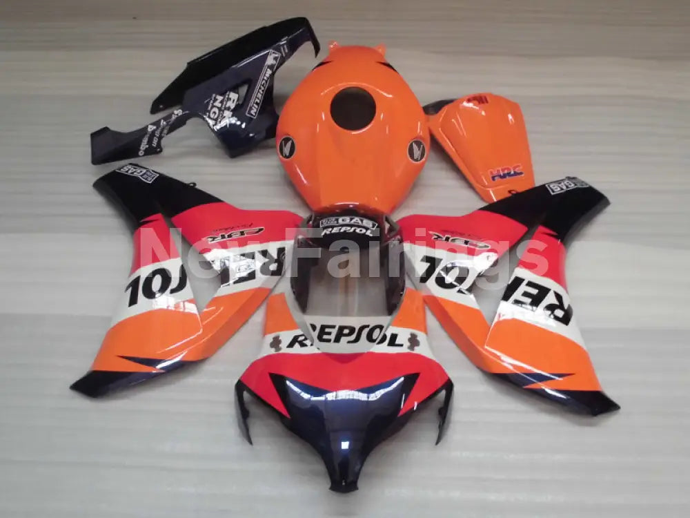 Orange Red and Deep Blue Repsol - CBR1000RR 08-11 Fairing