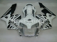 Cargar imagen en el visor de la galería, Pearl White and Black Fire - CBR600RR 03-04 Fairing Kit -