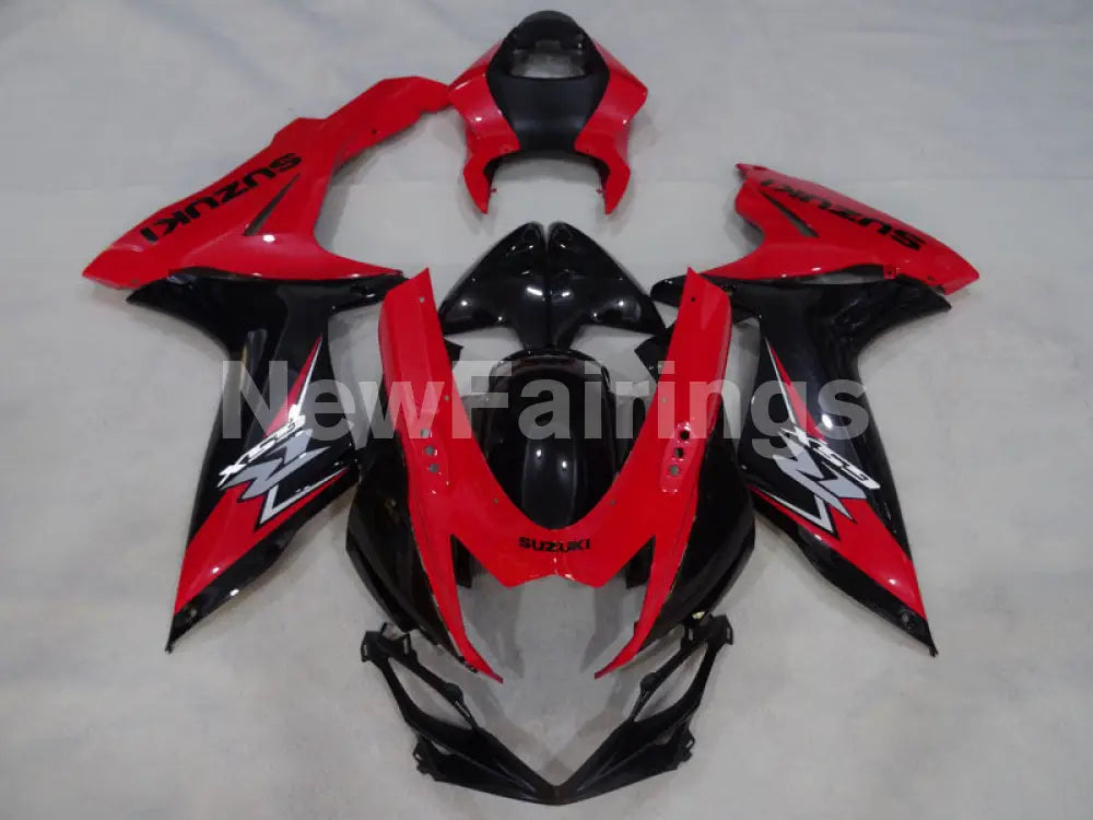 Red and Black Factory Style - GSX-R750 11-24 Fairing Kit