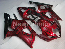 Cargar imagen en el visor de la galería, Red and Black Flame - GSX - R1000 03 - 04 Fairing Kit