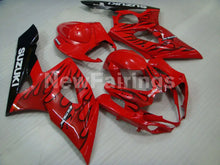 Cargar imagen en el visor de la galería, Red and Black Flame - GSX - R1000 05 - 06 Fairing Kit