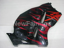 Cargar imagen en el visor de la galería, Red and Black Flame - GSX1300R Hayabusa 99-07 Fairing Kit