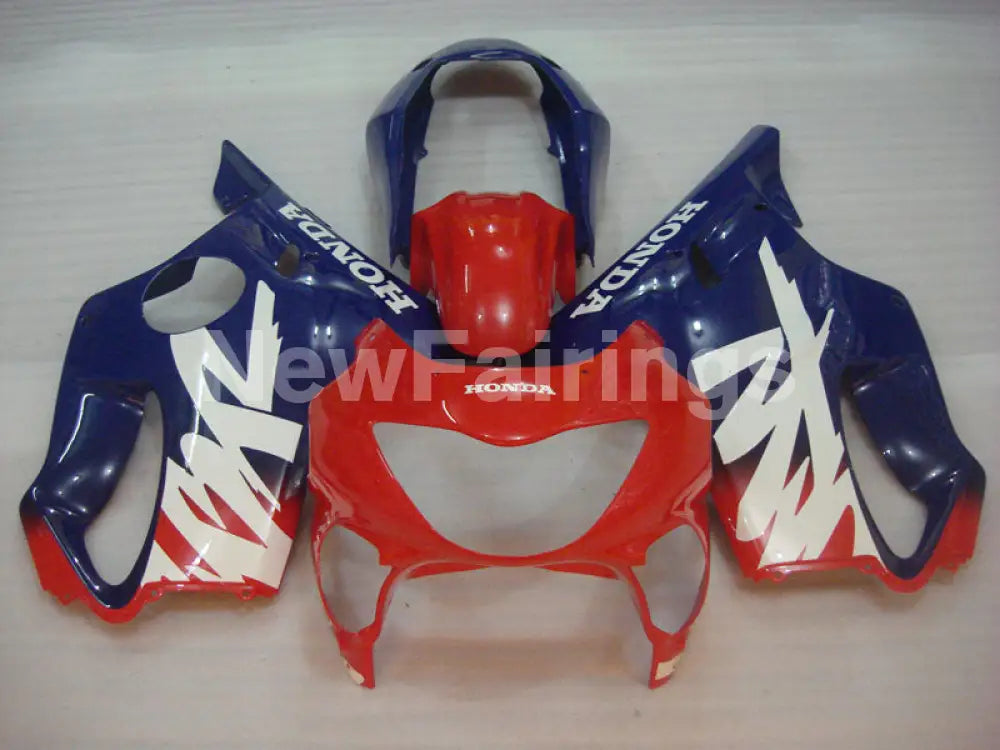 Red and Blue White Factory Style - CBR600 F4 99-00 Fairing