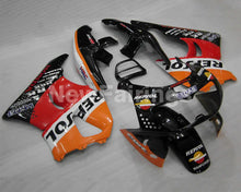 Cargar imagen en el visor de la galería, Red and Orange Black Repsol - CBR 900 RR 94-95 Fairing Kit -