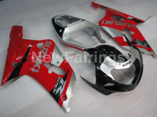 Cargar imagen en el visor de la galería, Red and Silver Black Factory Style - GSX-R600 01-03 Fairing