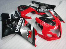 Cargar imagen en el visor de la galería, Red and Silver Black Factory Style - GSX-R750 04-05 Fairing