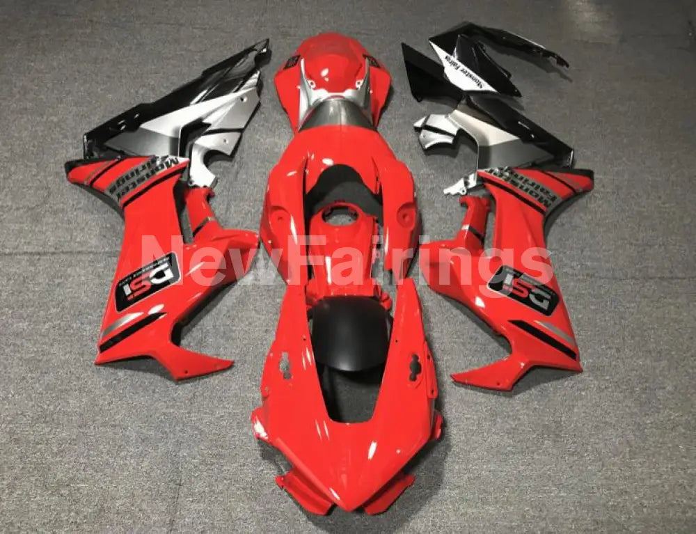 Red and Silver Factory Style - CBR1000RR 17-23 Fairing Kit -