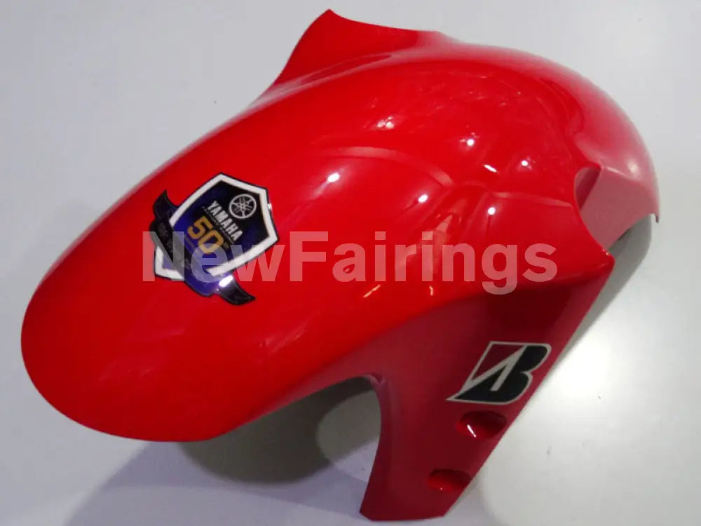 Red and White Black Bridgestone - YZF-R1 00-01 Fairing Kit