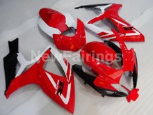 Cargar imagen en el visor de la galería, Red and White Black Factory Style - GSX-R600 06-07 Fairing