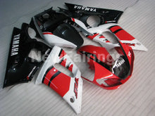 Cargar imagen en el visor de la galería, Red and White Black Factory Style - YZF-R6 98-02 Fairing Kit Vehicles &amp; Parts &gt; Vehicle Parts &amp; Accessories &gt; Motor