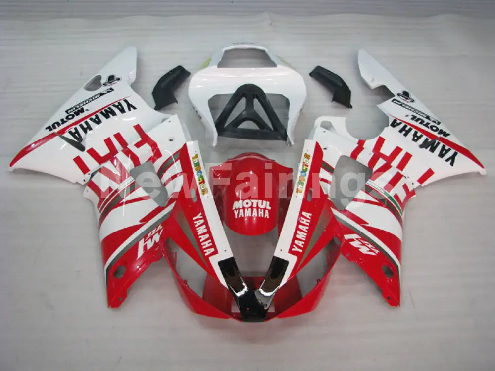 Red and White FIAT - YZF-R1 00-01 Fairing Kit - Vehicles &