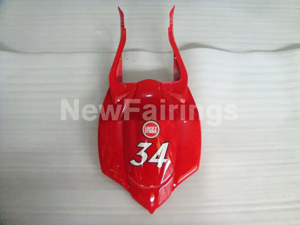 Red and White Lucky Strike - GSX-R600 08-10 Fairing Kit