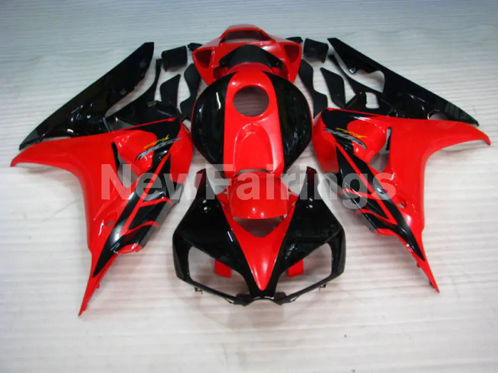 Red Black Factory Style - CBR1000RR 06-07 Fairing Kit -