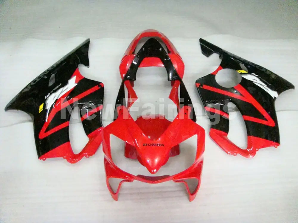 Red Black Factory Style - CBR600 F4i 01-03 Fairing Kit -