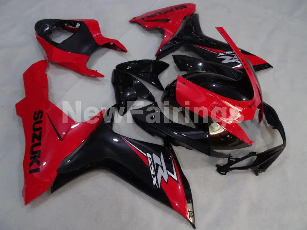 Red and Black Factory Style - GSX-R600 11-24 Fairing Kit