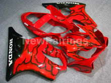 Cargar imagen en el visor de la galería, Red and Black Flame - CBR600 F4i 01-03 Fairing Kit -