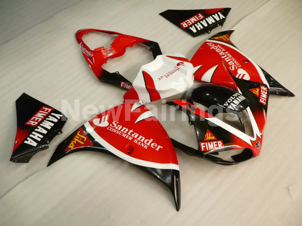 Red Black Santander - YZF-R1 09-11 Fairing Kit - Vehicles &