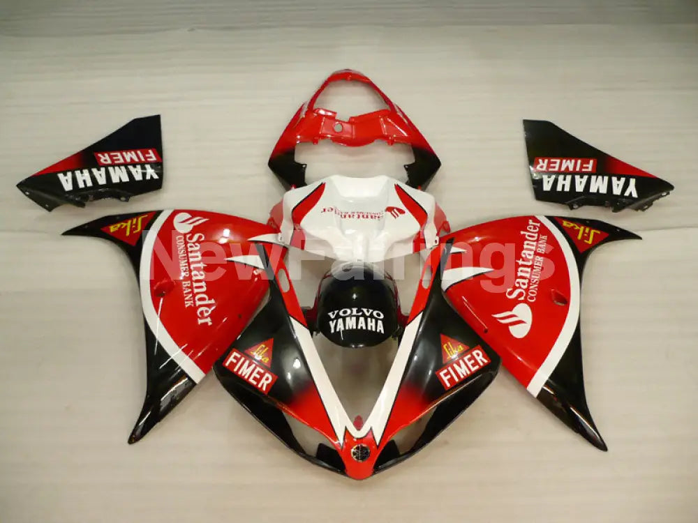 Red Black Santander - YZF-R1 12-14 Fairing Kit - Vehicles &