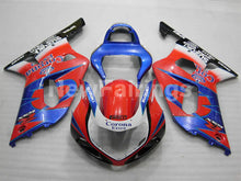 Cargar imagen en el visor de la galería, Red and Blue Corona - GSX-R600 01-03 Fairing Kit - Vehicles