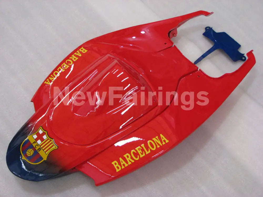 Red and Blue Yellow FCB - GSX-R600 06-07 Fairing Kit -