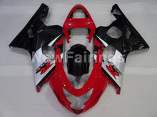 Cargar imagen en el visor de la galería, Red Silver and Black Factory Style - GSX-R750 04-05 Fairing