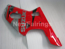 Cargar imagen en el visor de la galería, Red and Silver Black Factory Style - GSX-R600 01-03 Fairing