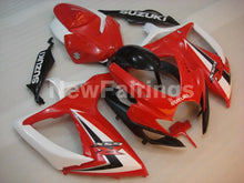 Cargar imagen en el visor de la galería, Red White and Black Factory Style - GSX-R600 06-07 Fairing