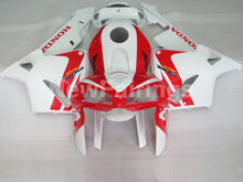 Cargar imagen en el visor de la galería, Red and White Factory Style - CBR600RR 05-06 Fairing Kit -