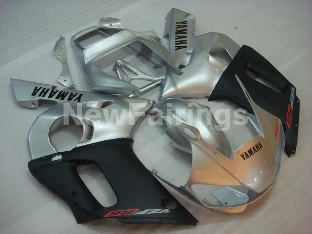 Silver and Matte Black Factory Style - YZF-R6 98-02 Fairing Kit Vehicles & Parts > Vehicle Parts & Accessories > Motor