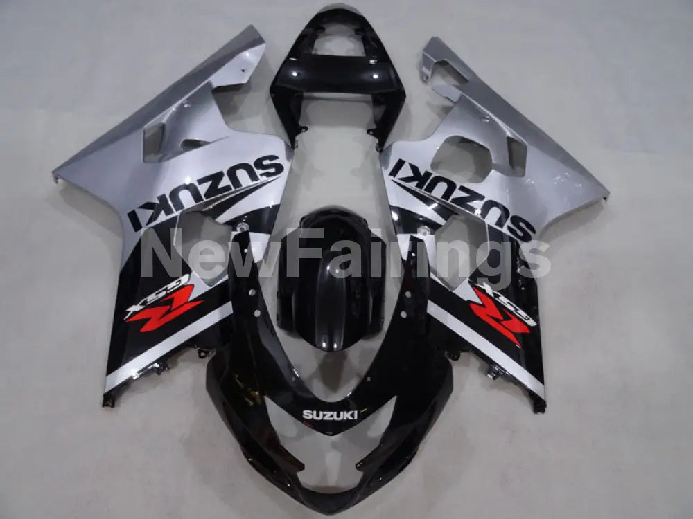 Silver and Black Factory Style - GSX-R600 04-05 Fairing Kit