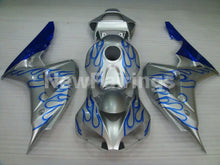 Cargar imagen en el visor de la galería, Silver and Blue Flame - CBR1000RR 06-07 Fairing Kit -