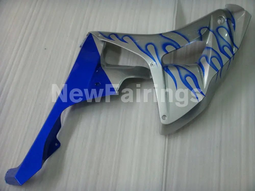 Silver and Blue Flame - CBR1000RR 06-07 Fairing Kit -