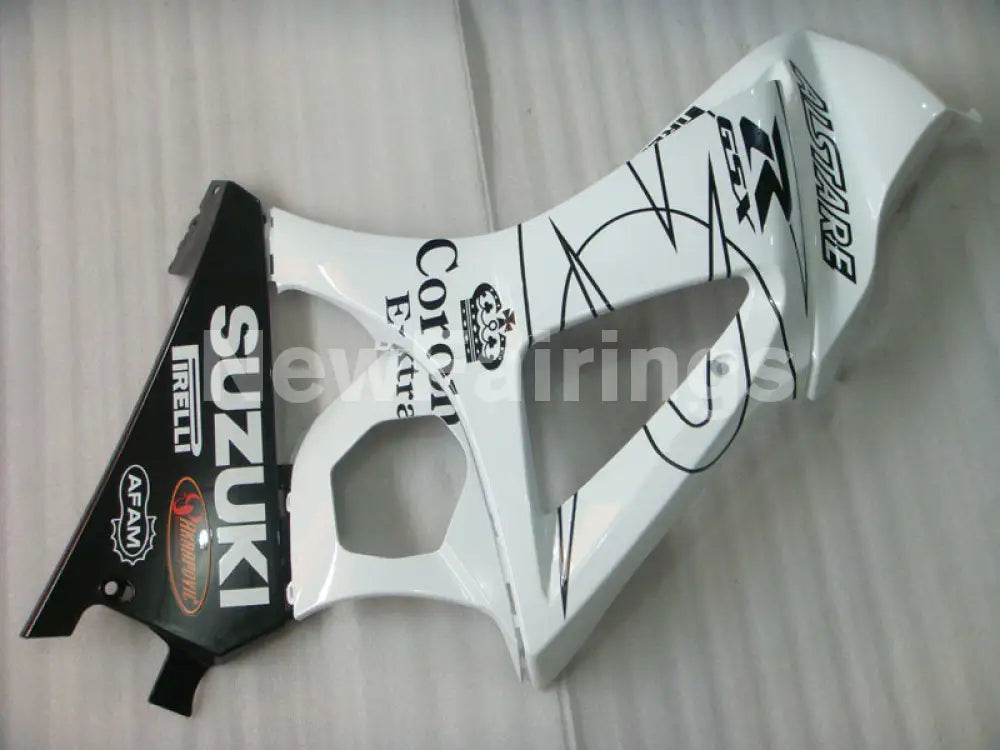 White and Black Corona - GSX - R1000 07 - 08 Fairing Kit