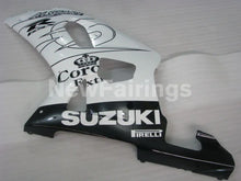 Cargar imagen en el visor de la galería, White and Black Corona - GSX-R600 01-03 Fairing Kit -