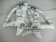 Cargar imagen en el visor de la galería, White and Black Corona - GSX-R600 08-10 Fairing Kit