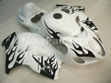 Cargar imagen en el visor de la galería, White and Black Flame - GSX1300R Hayabusa 99-07 Fairing Kit