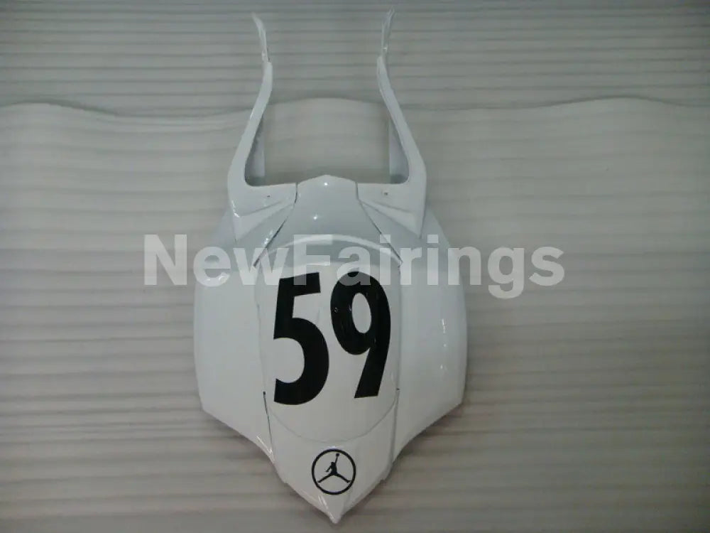 White and Black Jordan - GSX-R600 08-10 Fairing Kit