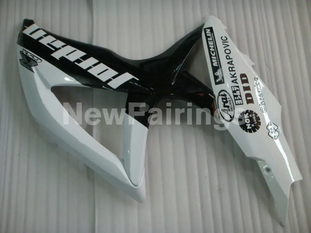 White and Black Jordan - GSX-R750 08-10 Fairing Kit