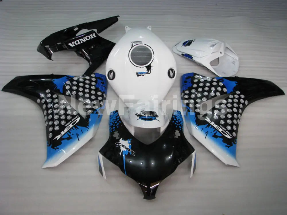 White and Blue Black Motorcycle - CBR1000RR 08-11 Fairing