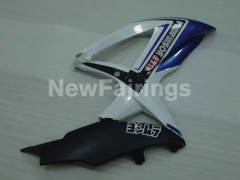 White and Blue Black Yoshimura - GSX-R600 08-10 Fairing Kit