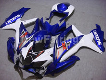 Cargar imagen en el visor de la galería, White and Blue Factory Style - GSX-R600 08-10 Fairing Kit