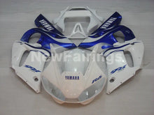 Cargar imagen en el visor de la galería, White and Blue Factory Style - YZF-R6 98-02 Fairing Kit Vehicles &amp; Parts &gt; Vehicle Parts &amp; Accessories &gt; Motor Vehicle