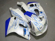 Cargar imagen en el visor de la galería, White and Blue Flame - GSX-R600 96-00 Fairing Kit - Vehicles