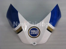 Cargar imagen en el visor de la galería, White and Blue Lucky Strike - GSX-R600 06-07 Fairing Kit -