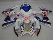 Cargar imagen en el visor de la galería, White and Blue Red Dark Dog - GSX-R600 06-07 Fairing Kit -