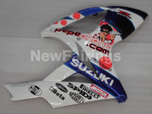 Cargar imagen en el visor de la galería, White and Blue Red Dark Dog - GSX-R600 06-07 Fairing Kit -