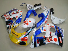 Cargar imagen en el visor de la galería, White and Blue Yellow Dark Dog - GSX-R600 96-00 Fairing Kit