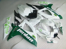 Cargar imagen en el visor de la galería, White and Green Jordan - GSX-R600 06-07 Fairing Kit -